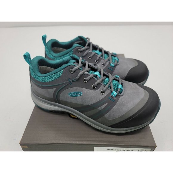 Shoes Keen Women's Steel Toe Low Sedona Pulse Size 7 M Magnet Brand New In Box - Picture 7 of 12